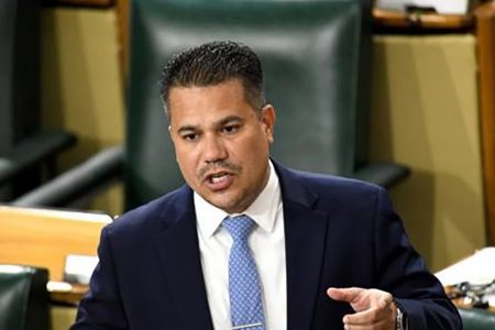 Senator Matthew Samuda, minister without portfolio in the Ministry of Economic Growth and Job Creation