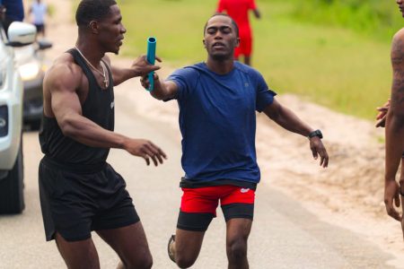 A baton pass (GDF photo)