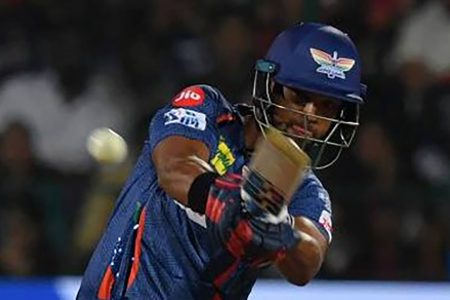  Left-hander Nicholas Pooran
