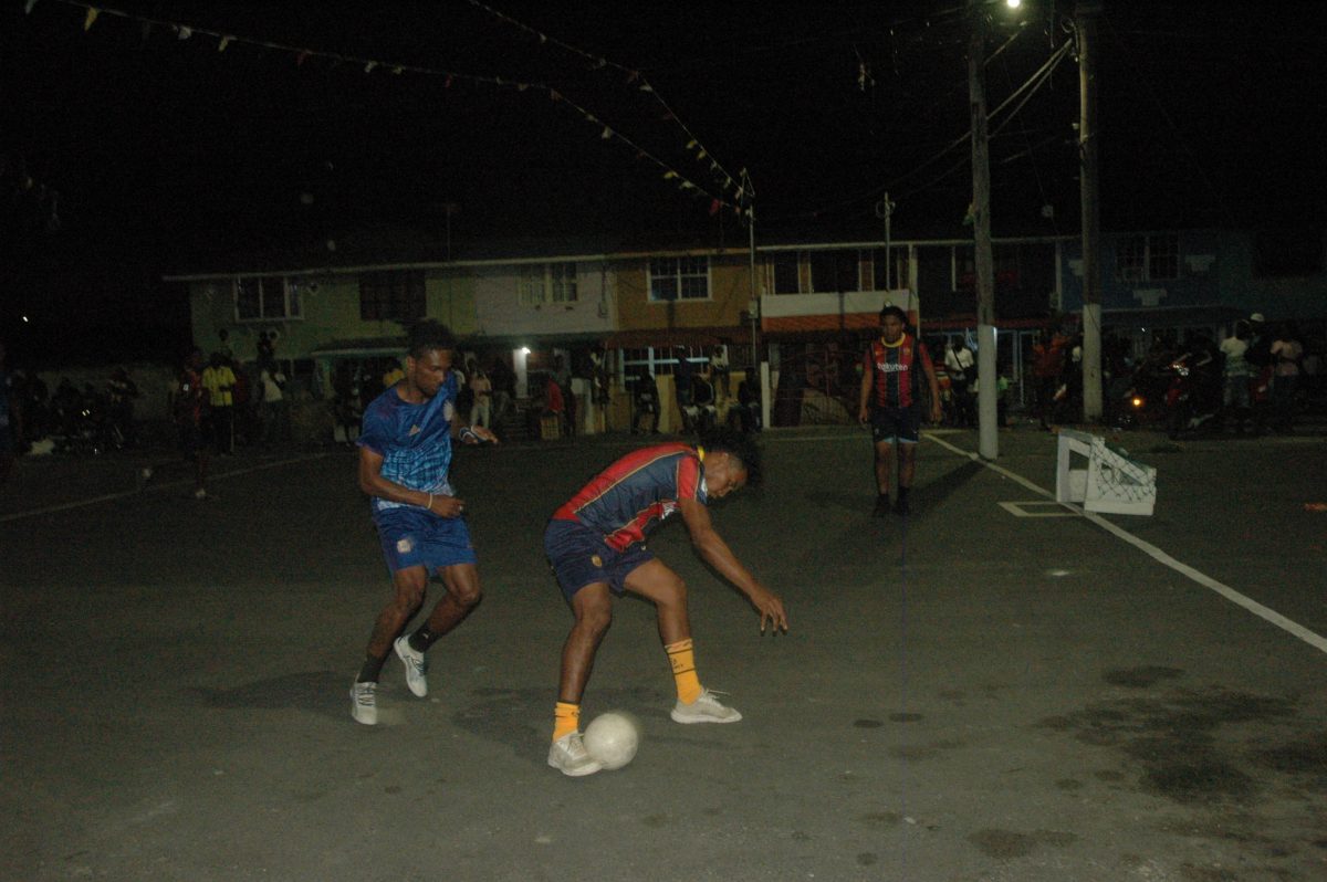 A scene from the street-ball championship
