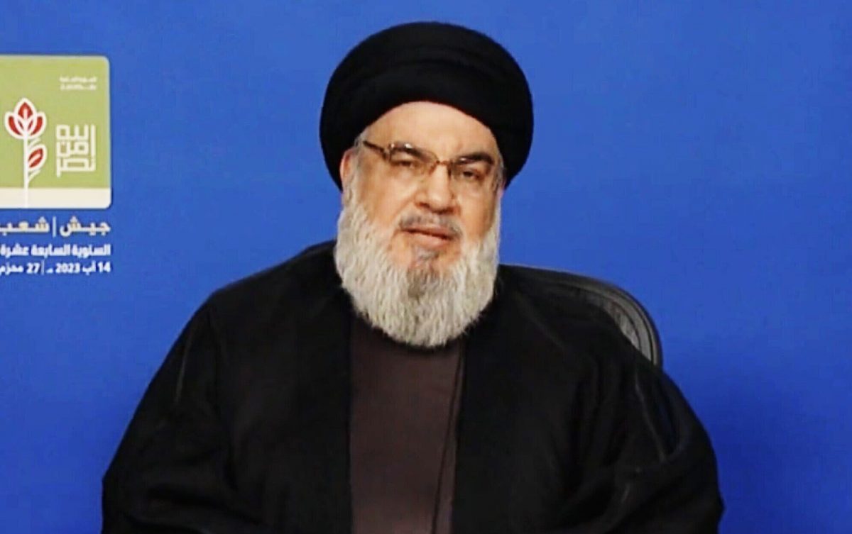 Hezbollah leader Hassan Nasrallah 