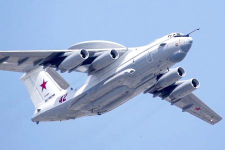 A Russian Beriev A-50 airborne early warning and control plane. Photo: AP