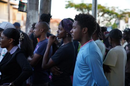 Some of the youths at the meeting
