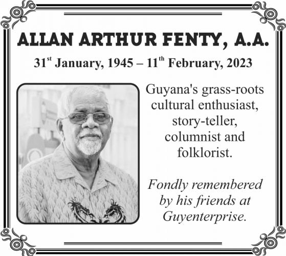 Alan Arthur Fenty, A.A.