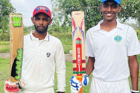 Windsor Forest duo from left: Kenzo
Baksh and Sachin Balgobin