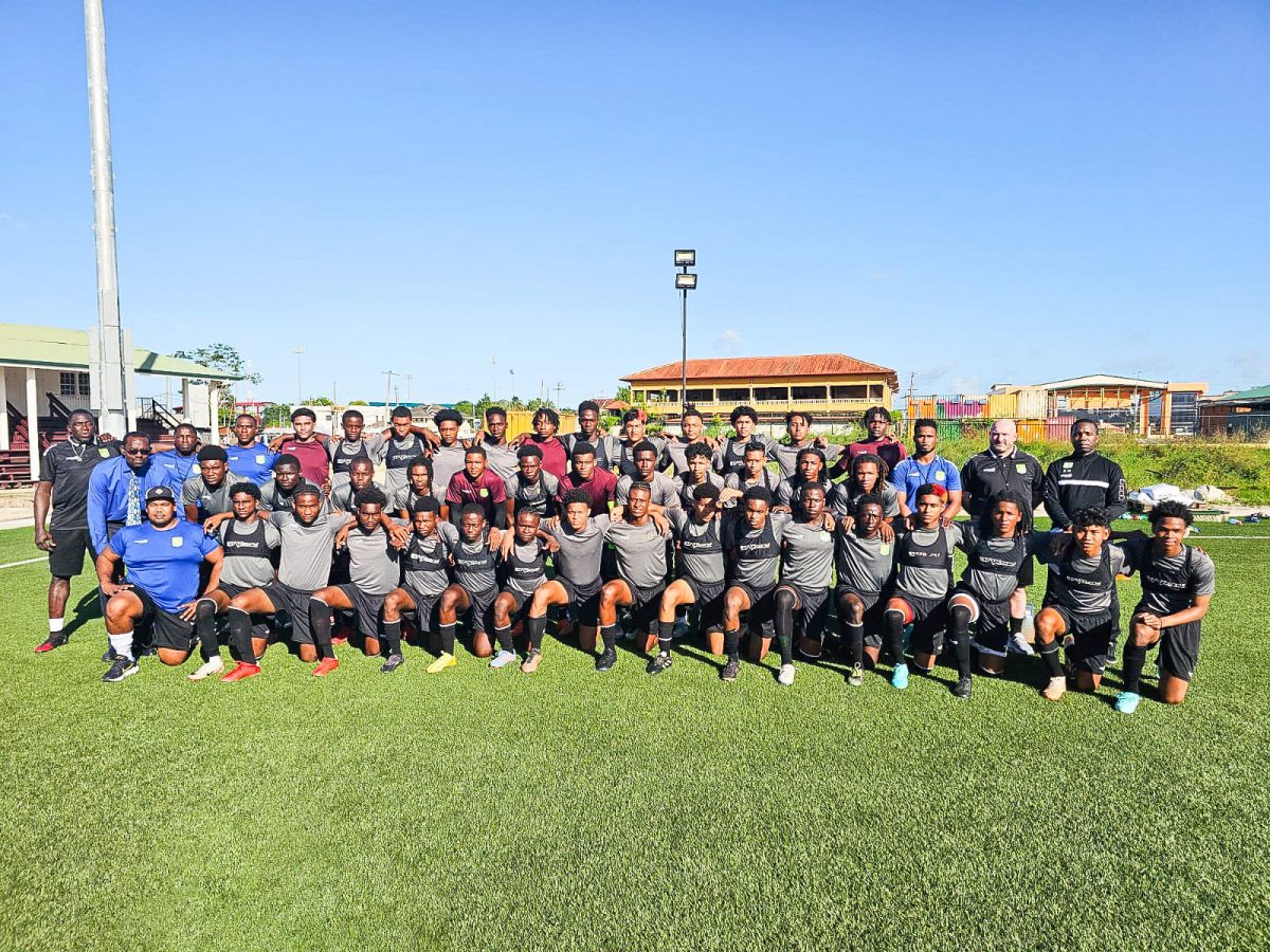 The Golden Jaguars U20 provisional squad and management staff
