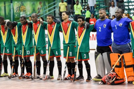 The 2017 Guyana Indoor Hockey Team