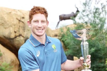  Hugh Weibgen with the trophy