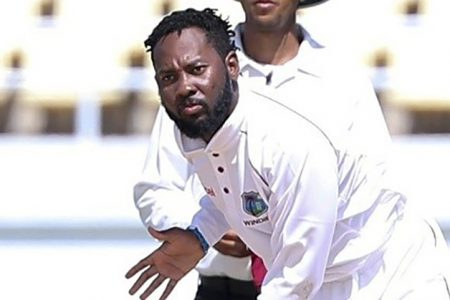  Left-arm spinner Jomel Warrican
