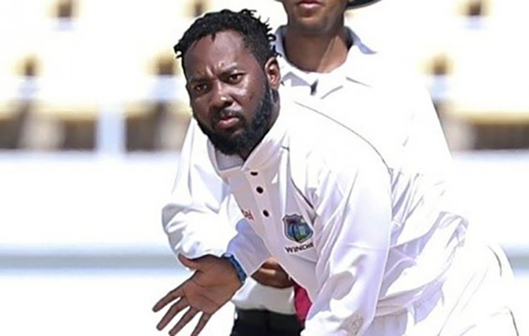  Left-arm spinner Jomel Warrican
