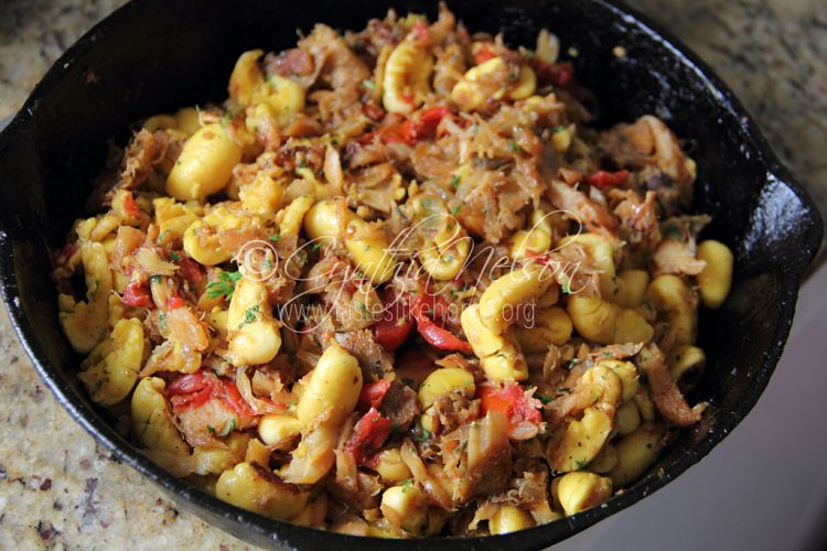 Ackee & Salt fish (Photo by Cynthia Nelson)