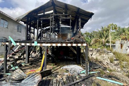 The destroyed house (GFS photo)