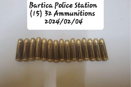 The 15 rounds of .32 ammunition. 