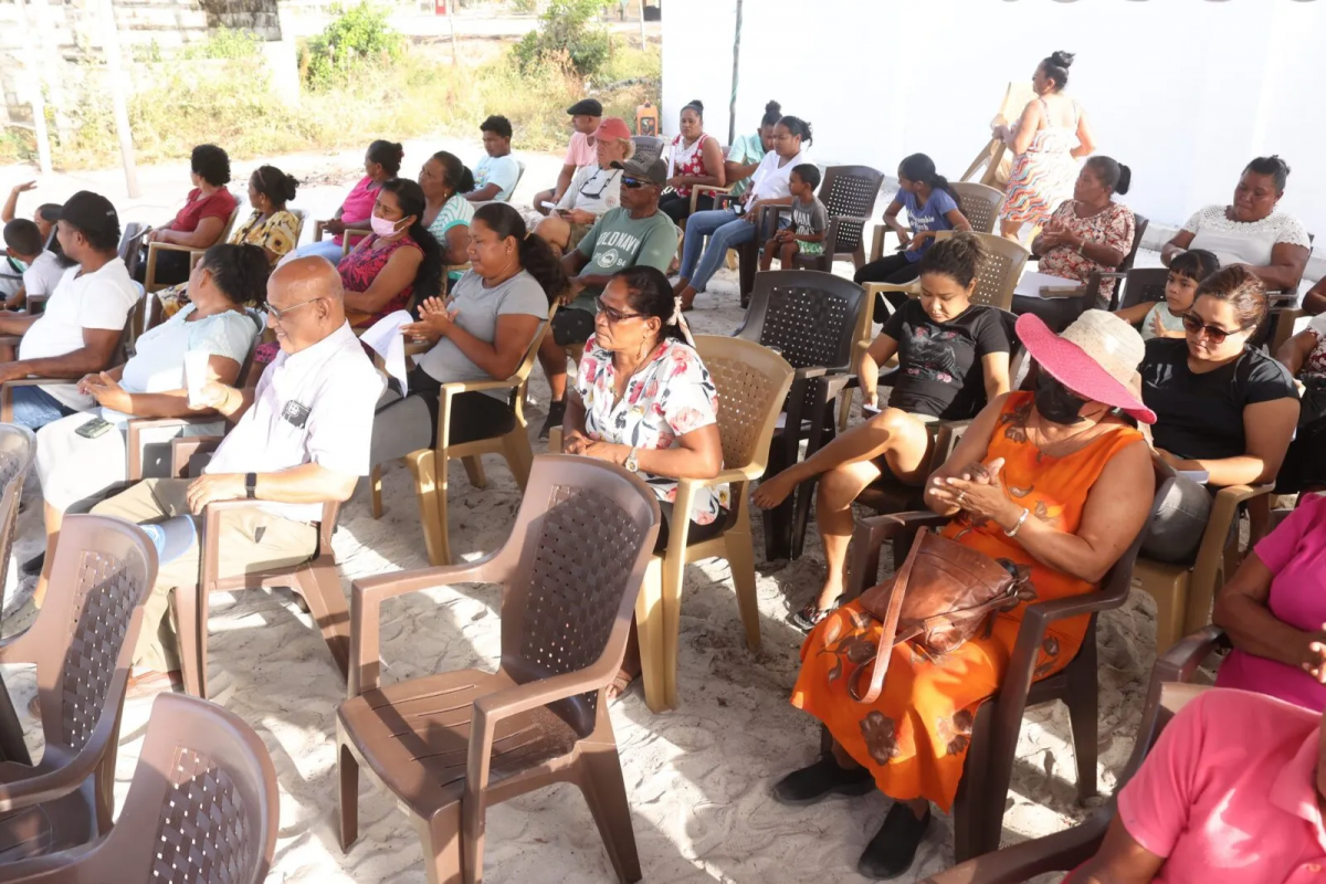 Capoey residents at the launch (Department of Public Information photo)