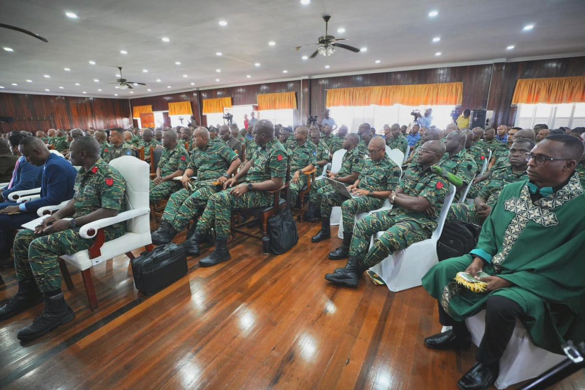 Officers at the conference (Office of the President photo)