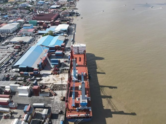 An overhead shot of the Muneshwers terminal