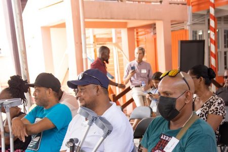 Some of those who received prostheses (Ministry of Health photo)