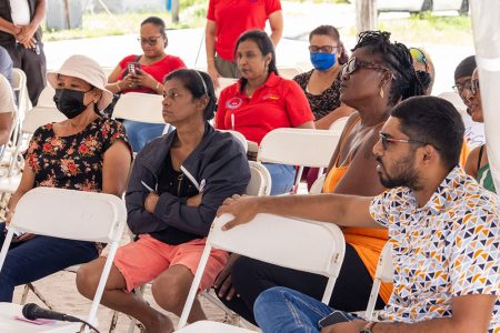 Some of the residents at one of the meetings (CHPA photo)