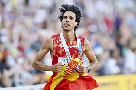 Spanish runner Mohamed Katir 