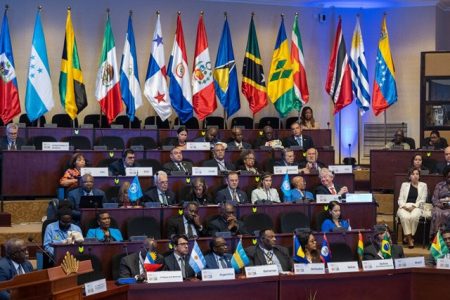 A section of the delegates gathered at the ACCC for the FAO conference (DPI photo)