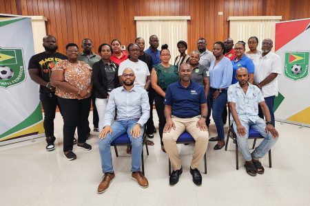 Participants of the recently conducted GFF Finance Governance Workshop pose for a photo opportunity following the conclusion of the forum