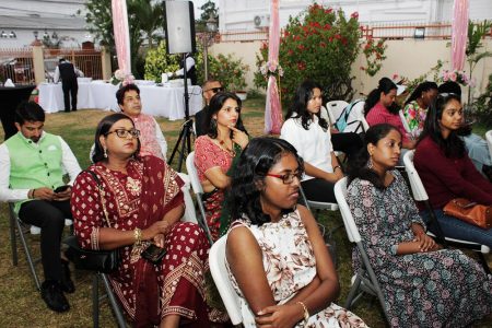 Part of the audience at the International Women’s Day event at the Indian Cultural Centre on Friday