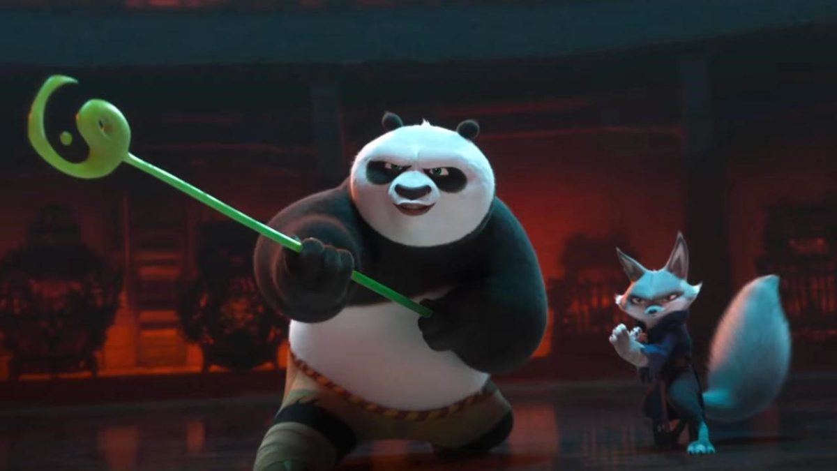 Po and Zhen in “Kung Fu Panda 4”
