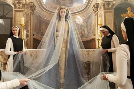 Sydney Sweeney is a newly pregnant
virginal nun in “Immaculate”