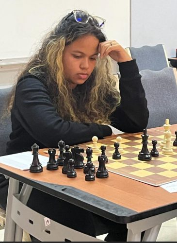 Sasha Shariff (left) and Ethan Lee (above) were leading the points tables in their
respective categories at the Guyana Chess Federation’s third Grand Prix, which ends today. Number one contender Taffin Khan (right) did not play in this tournament since his place is almost already assured for the Olympiad, having won two previous tournaments. The series of Grands Prix are held to determine the entrants for the biennial Olympiad. Four
tournaments are held in the series, and the three highest scores are tabulated. This
format was designed to give everyone a fair chance at qualification. The final tournament will be held in June. 