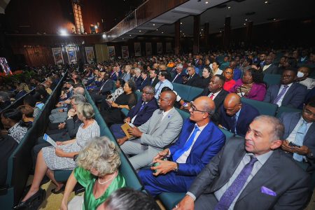 Attendees at the opening of the CARICOM Summit in Georgetown. (Office of the President photo)
