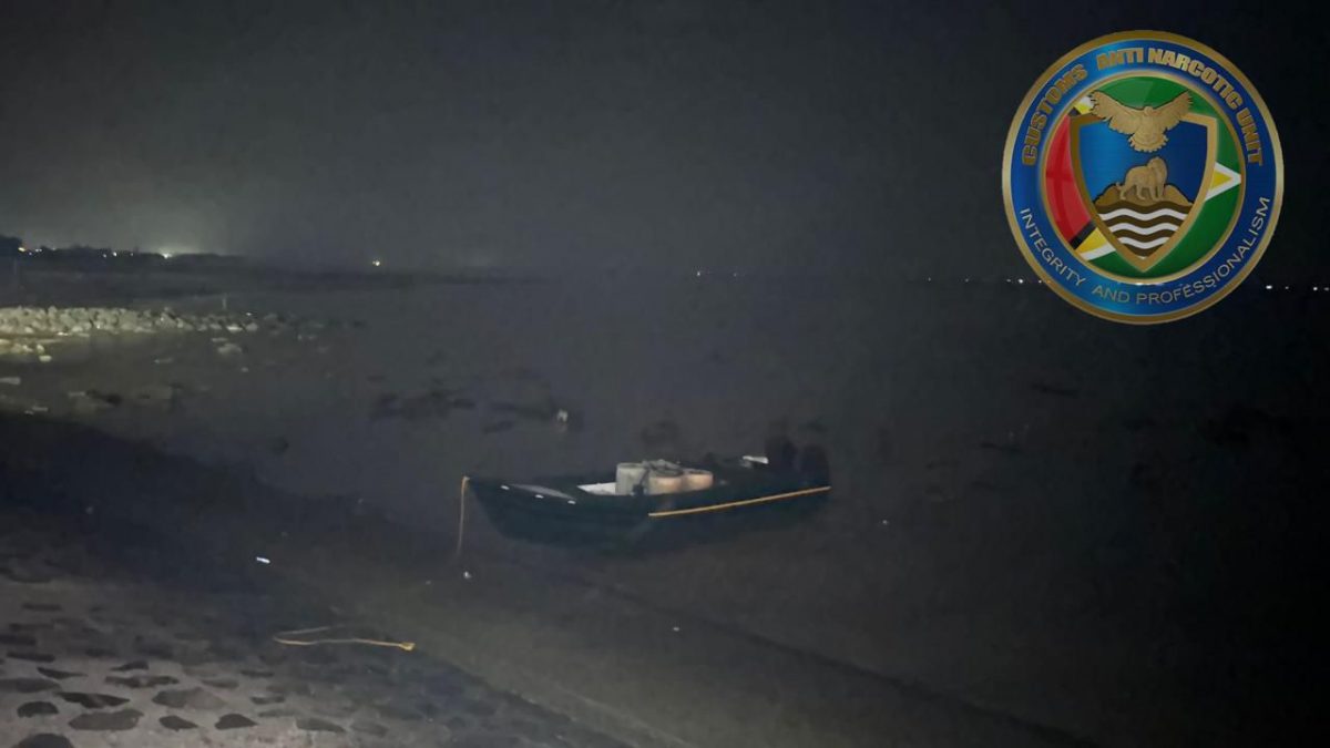 The go-fast boat that was seized (CANU photo)