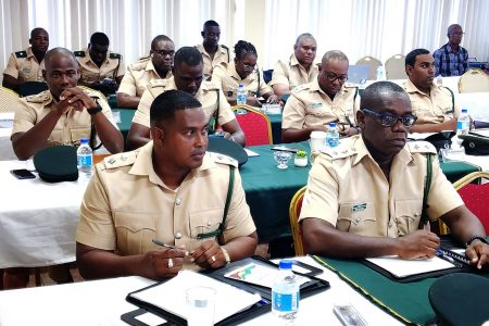  An image from the Guyana Prison Service Annual Officers’ Conference 2024 - Day 2 yesterday. (Guyana Prison Service photo)