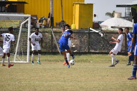 Flashback! A scene from the Chase Academy and
Bartica encounter in the quarterfinal section