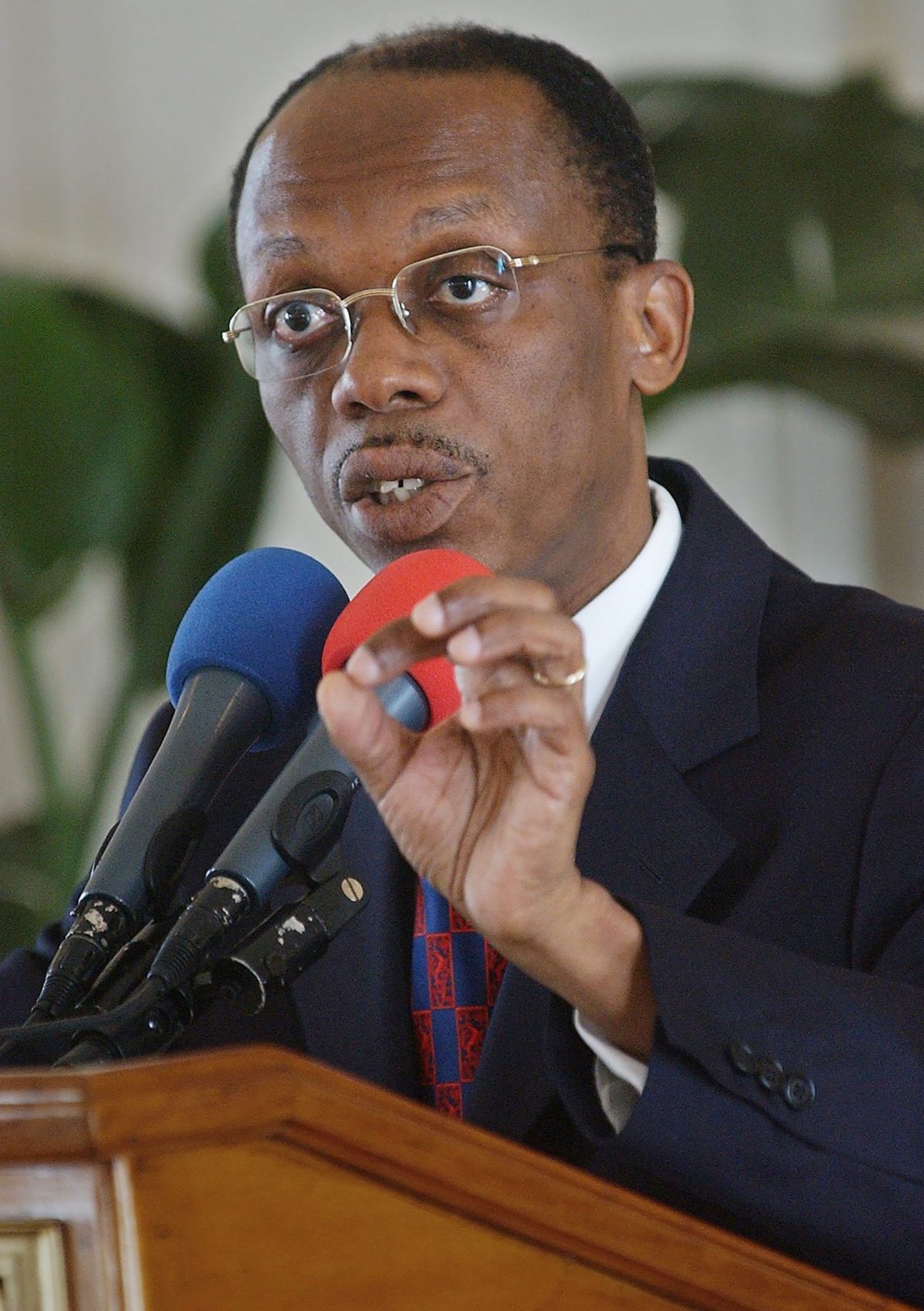 Former Haitian President Jean Bertrand-Aristide
