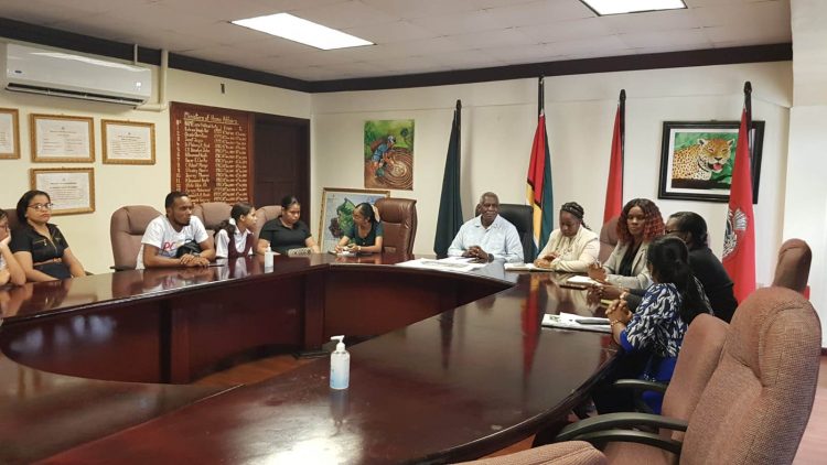 A snapshot of some of the parents and students who encountered bullyism at Queenstown Secondary School in a meeting with government officials.