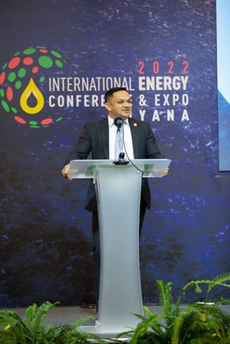 Natural Resources Minister, Vickram Bharrat