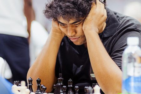 Candidate Master Taffin Khan is confident of retaining his National Open Chess Championship title. He will tackle nine others from today across 9 rounds of chess at the National Racquet Center
