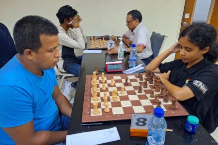 National Women’s Championship runner-up Aditi Joshi (right) has made a positive start to the National Open Championship Qualifiers
