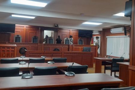 Inside the new court room 