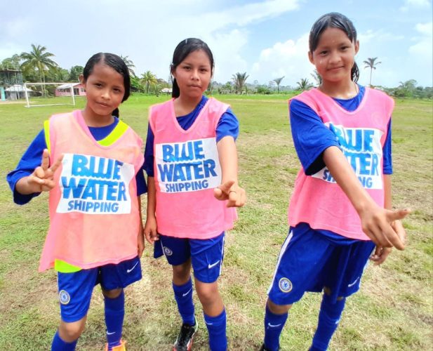 Bartica scorers from left: Nerismar Williams, Keilys Williams, and Nicole Joseph