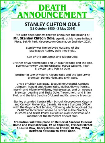 STANLEY CLIFTON ODLE