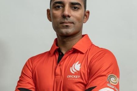 Canada captain Saad Bin Zafar
