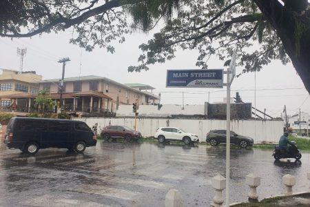 The property which once housed an annex of the United States Embassy at the corner of Main and Bentinck streets has been sold to the owners of Palm Court and will be added to the development of that entity.  The building which has been unoccupied for decades had begun to deteriorate. At one time, US visa applications were processed there.  The building is currently being dismantled.