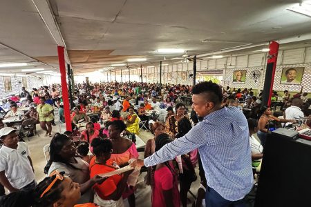 The PNCR’s bingo drew a large audience on Sunday at Congress Place. (PNCR photo)
