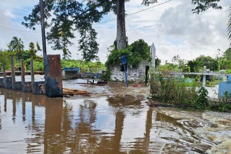 The flooding earlier today.