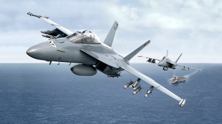 Boeing photo of the F/A-18F Super Hornet