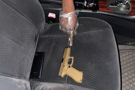 The Glock that was found (Police photo)