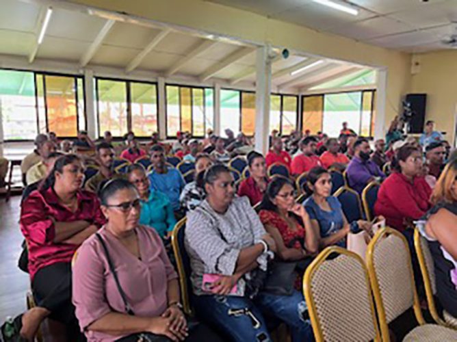 Persons at the meeting
