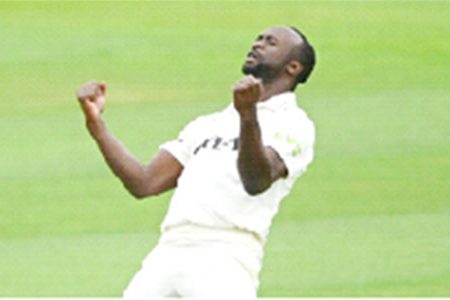 West Indies seamer
Kemar Roach.
