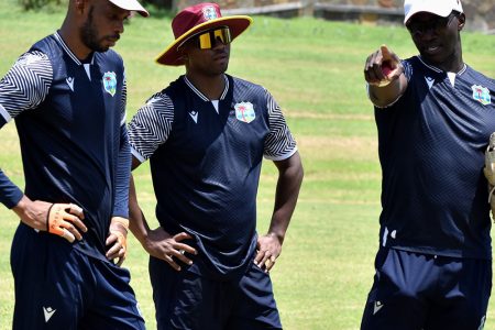 The #MenInMaroon get going for camp in Antigua ahead of the #T20WorldCup. (Windies Cricket photo)